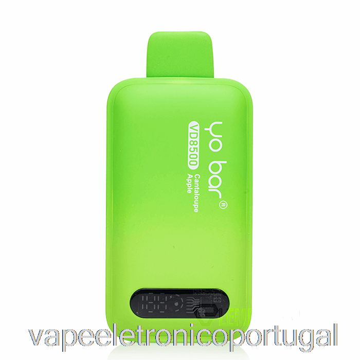 Vape Eletrônico Yo Bar Vd8500 Descartável Melão Maçã